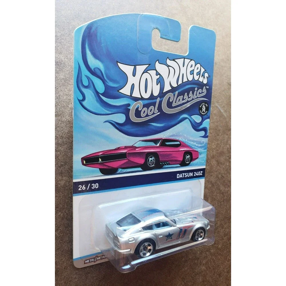 2014 Hot Wheels DATSUN 240Z Spectrafrost Silver COOL CLASSICS 26/30 1:64 RSW MOC